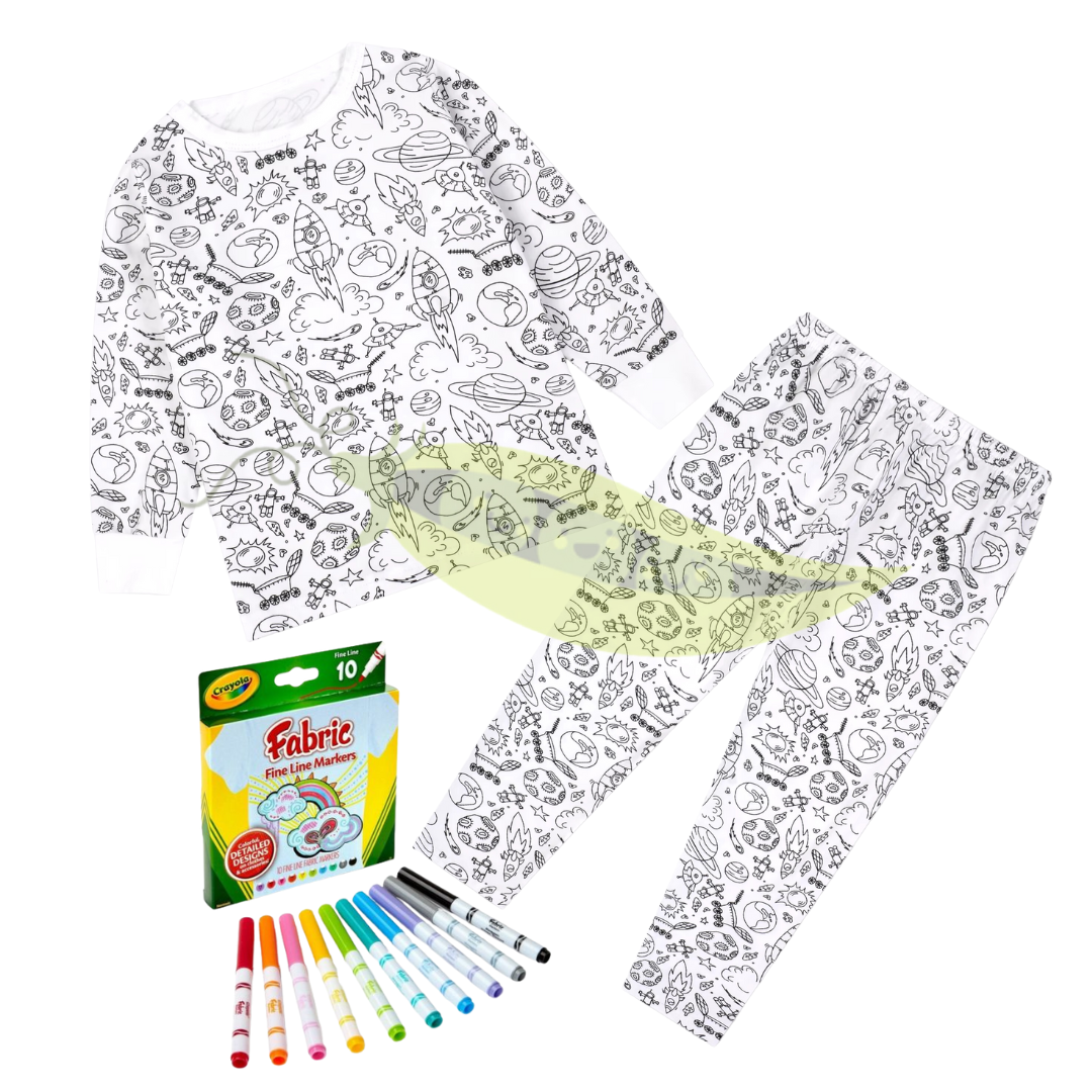 Paint Your Own Loungewear - Fabric Markers NOT Included! SEE FABRIC MARKERS LISTING