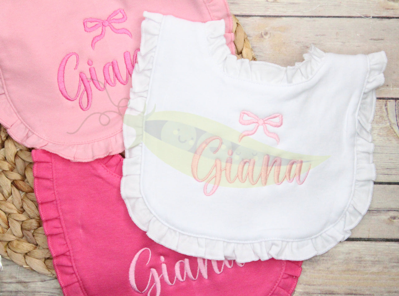 Pink Lady Bibs