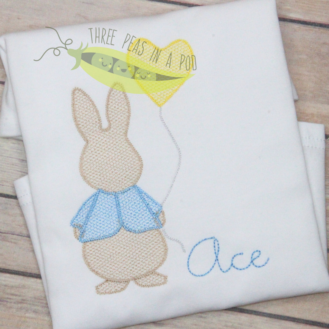 Easter Bunny with Balloon