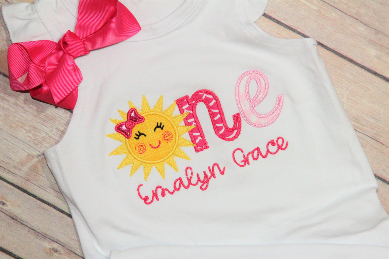 ONE Sunshine Birthday  Design