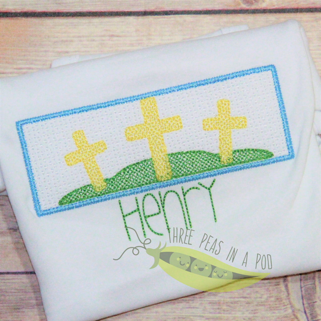 Faux Smock Crosses