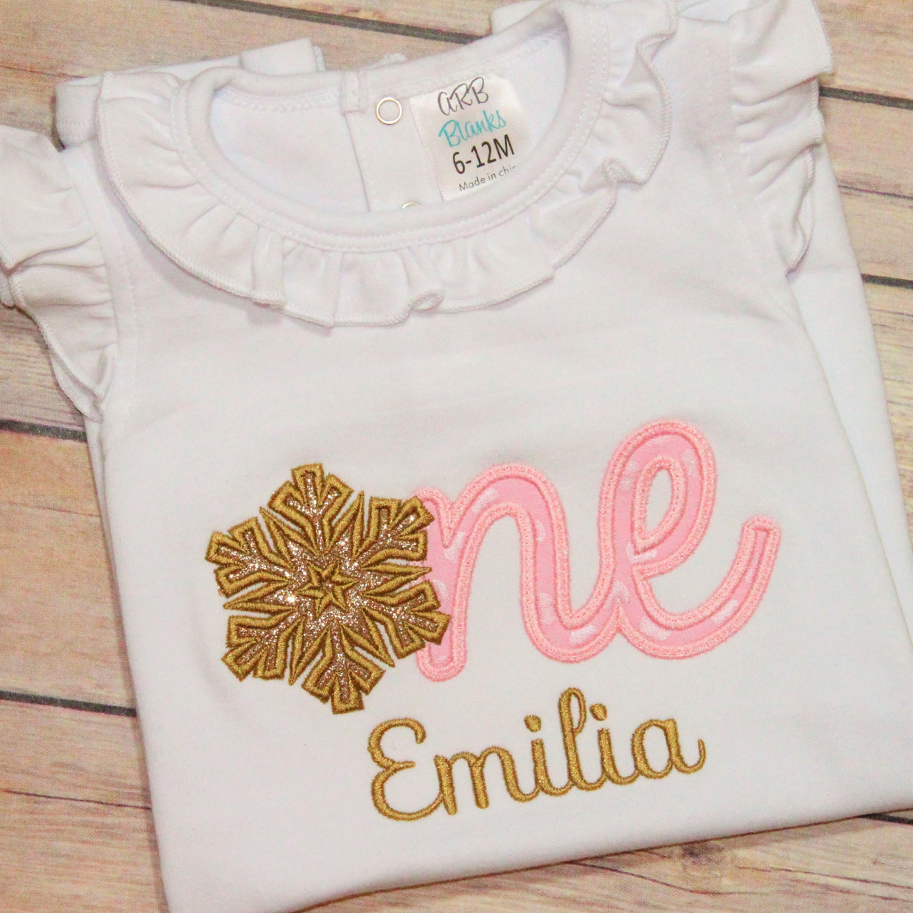 ONEderland Snowflake Birthday  Design