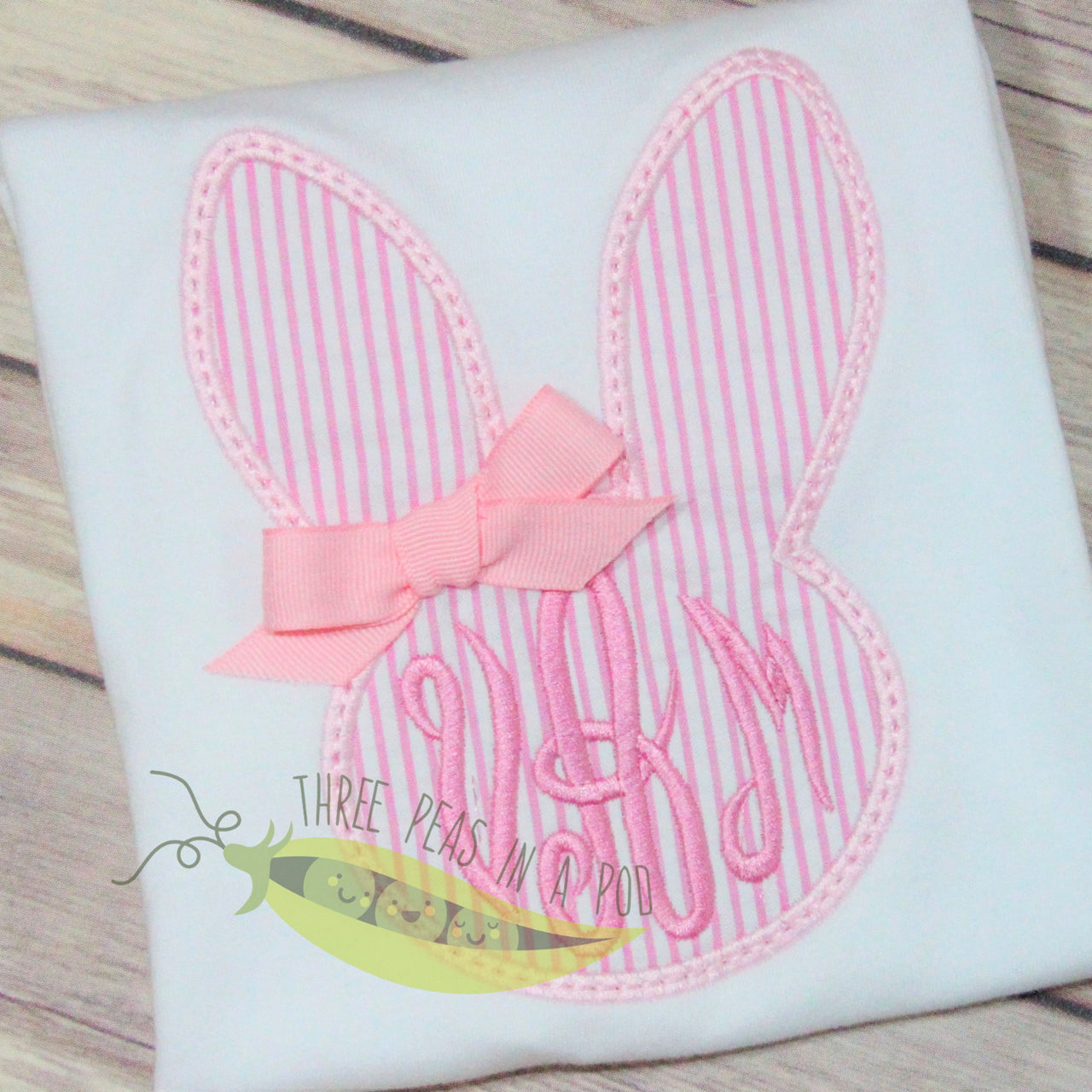 Seersucker Bunny with Bow