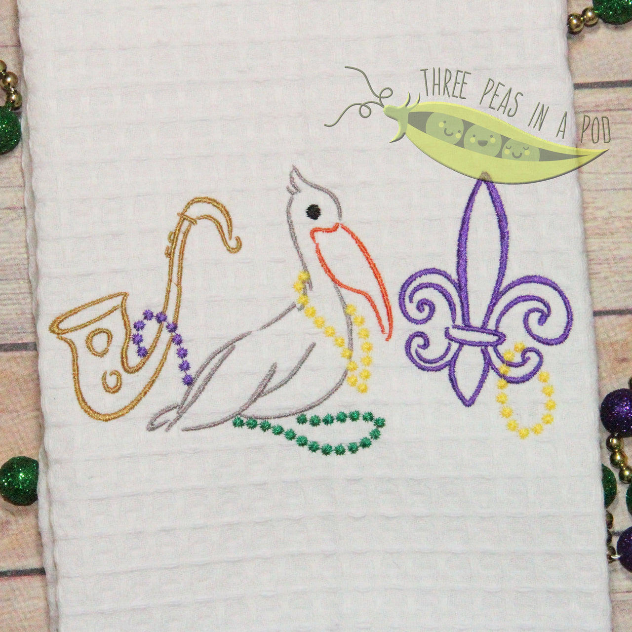 Mardi Gras Pelican Trio