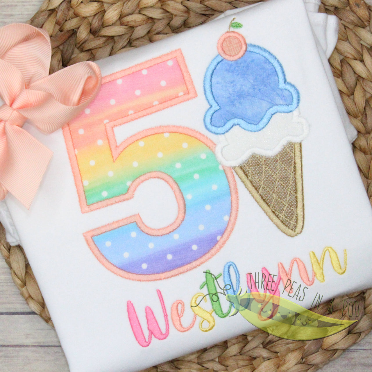 Rainbow Ice Cream Birthday