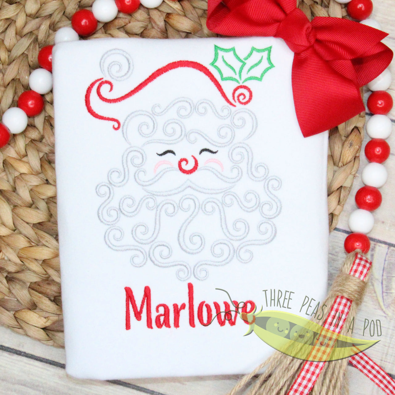 Swirly Santa