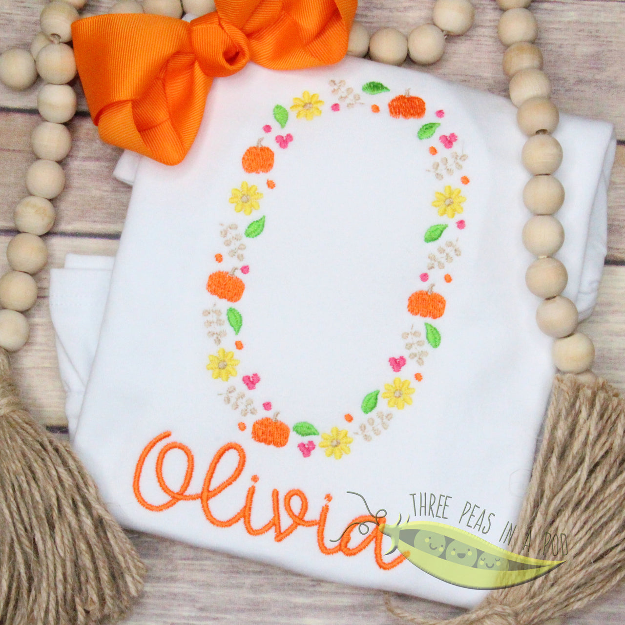 Monogram Pumpkin Letter