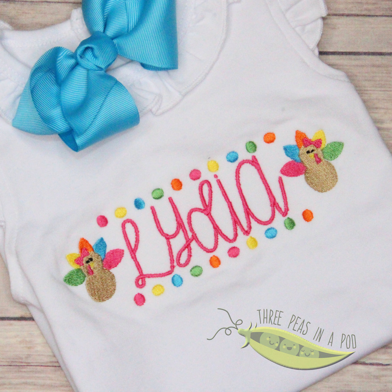 Girl Turkey Name Plate