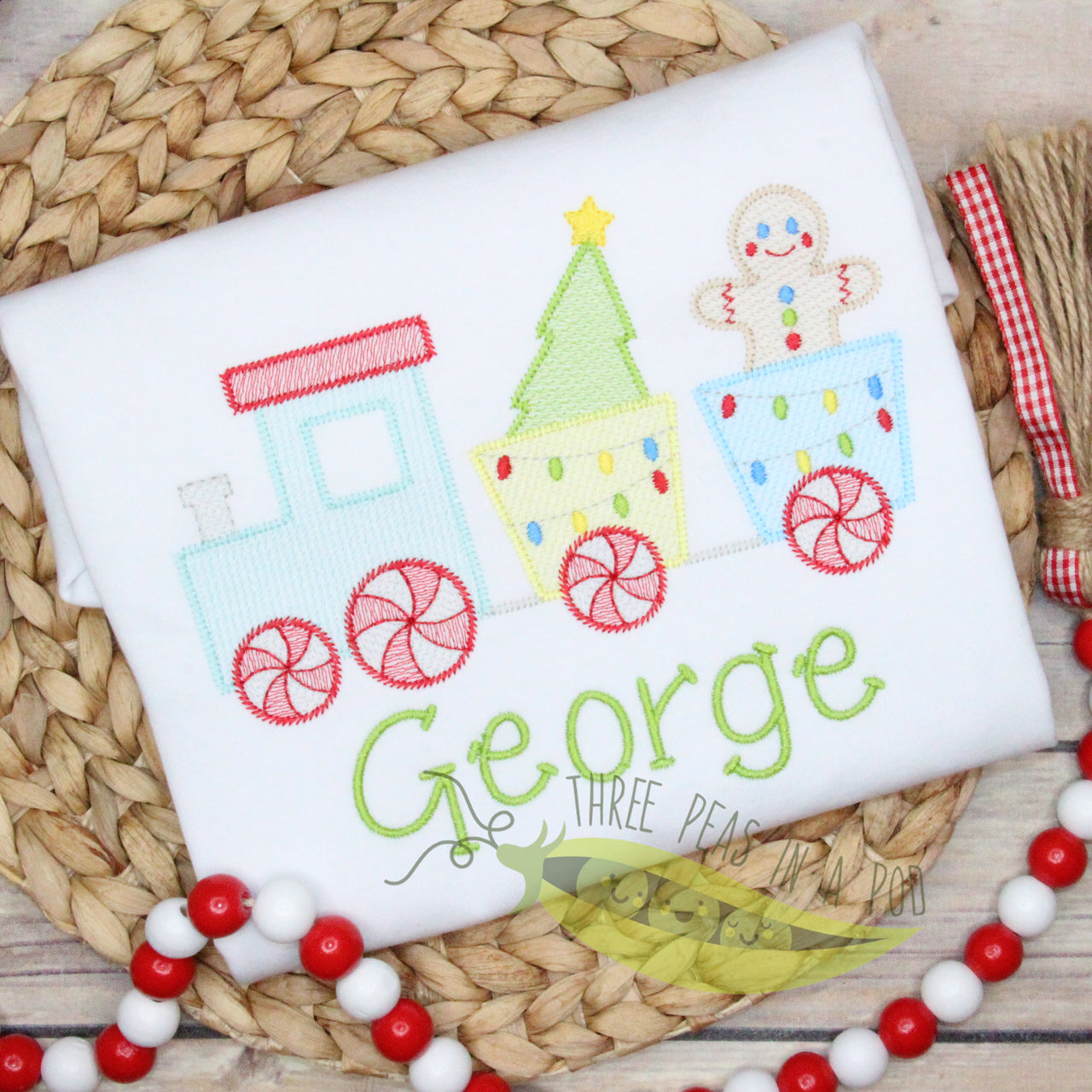 Boy Christmas Train