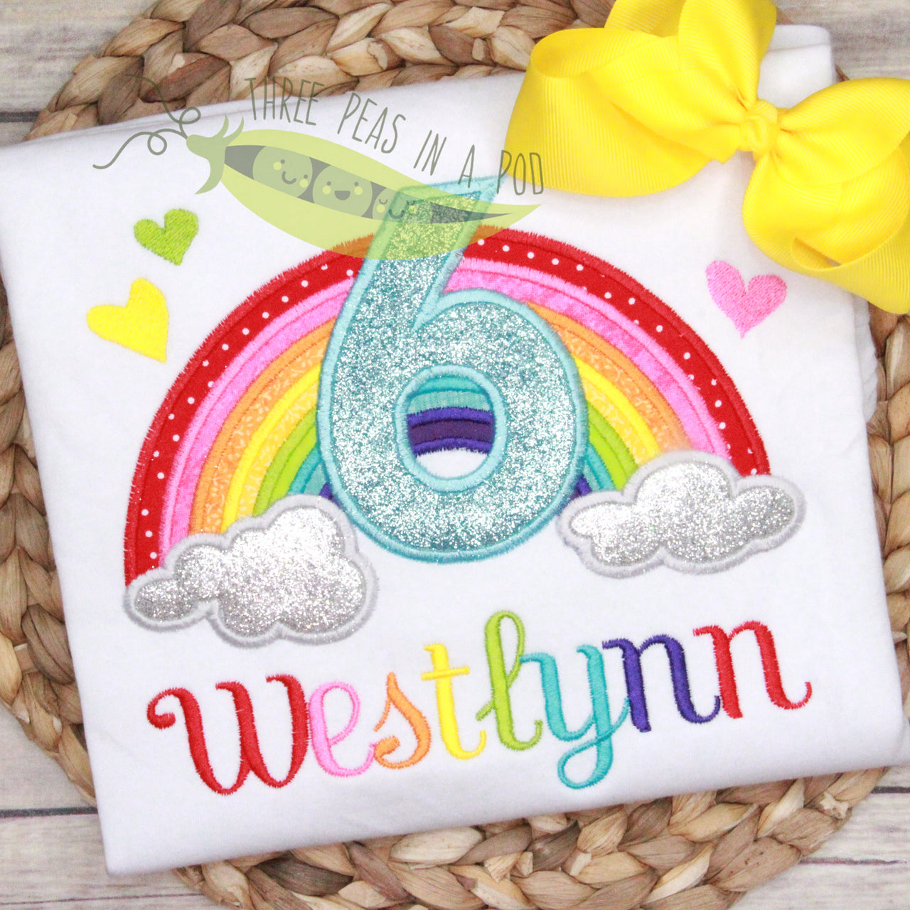 Rainbow Glitter Birthday