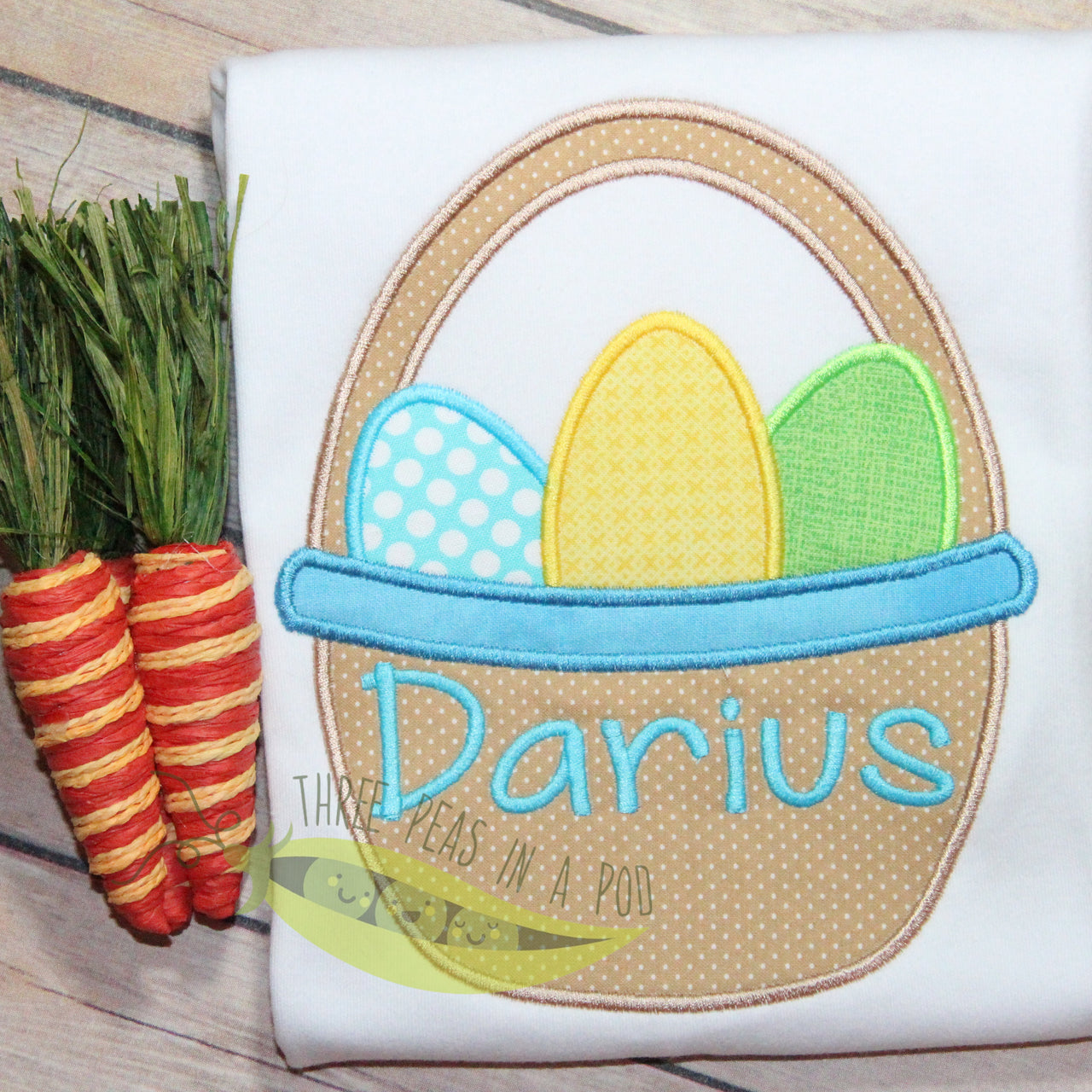 Easter Eggs in Basket