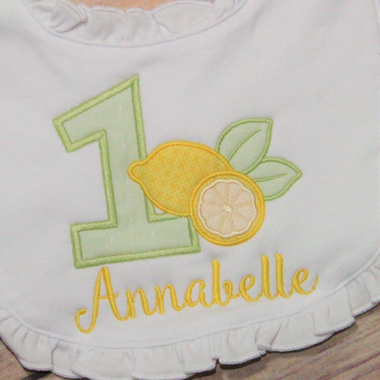Lemonade Birthday Applique Design