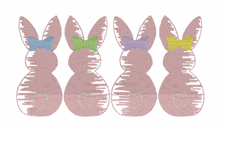 Scratchy Easter Bunnies