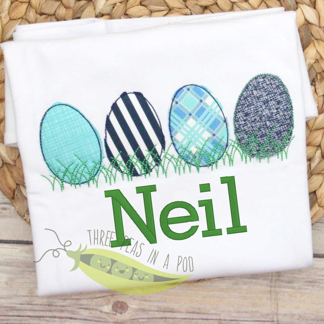 Easter Eggs in Grass