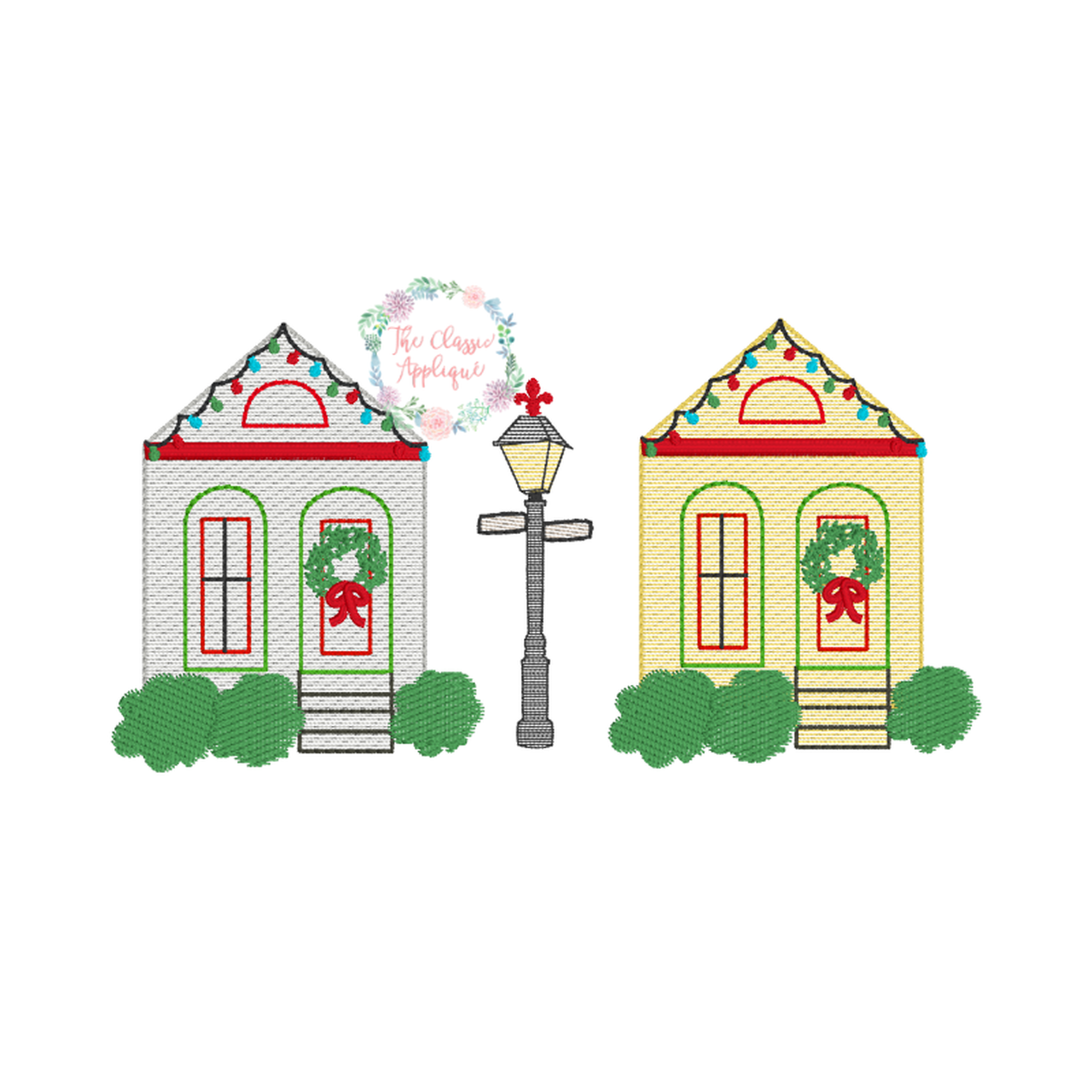 New Orleans Christmas Houses