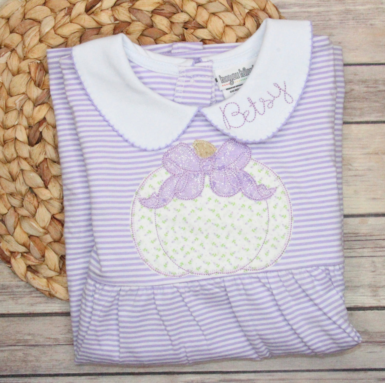 Lavender Stripe Pumpkin