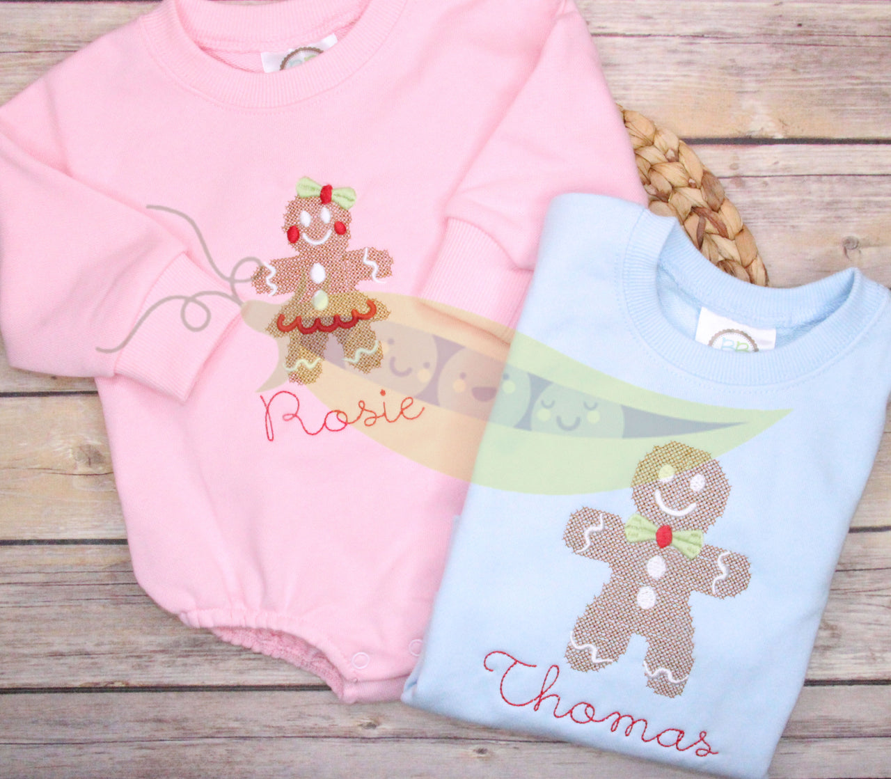 Cross Stitch Gingerbread Sweater