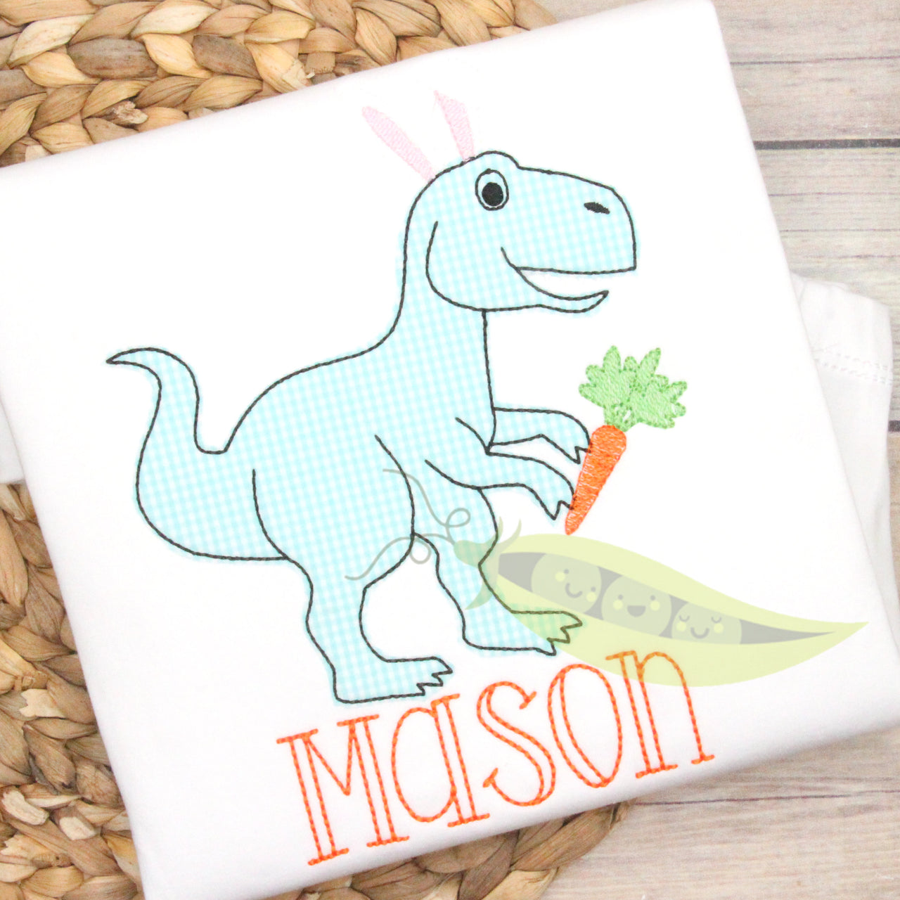 Blue Easter Dinosaur