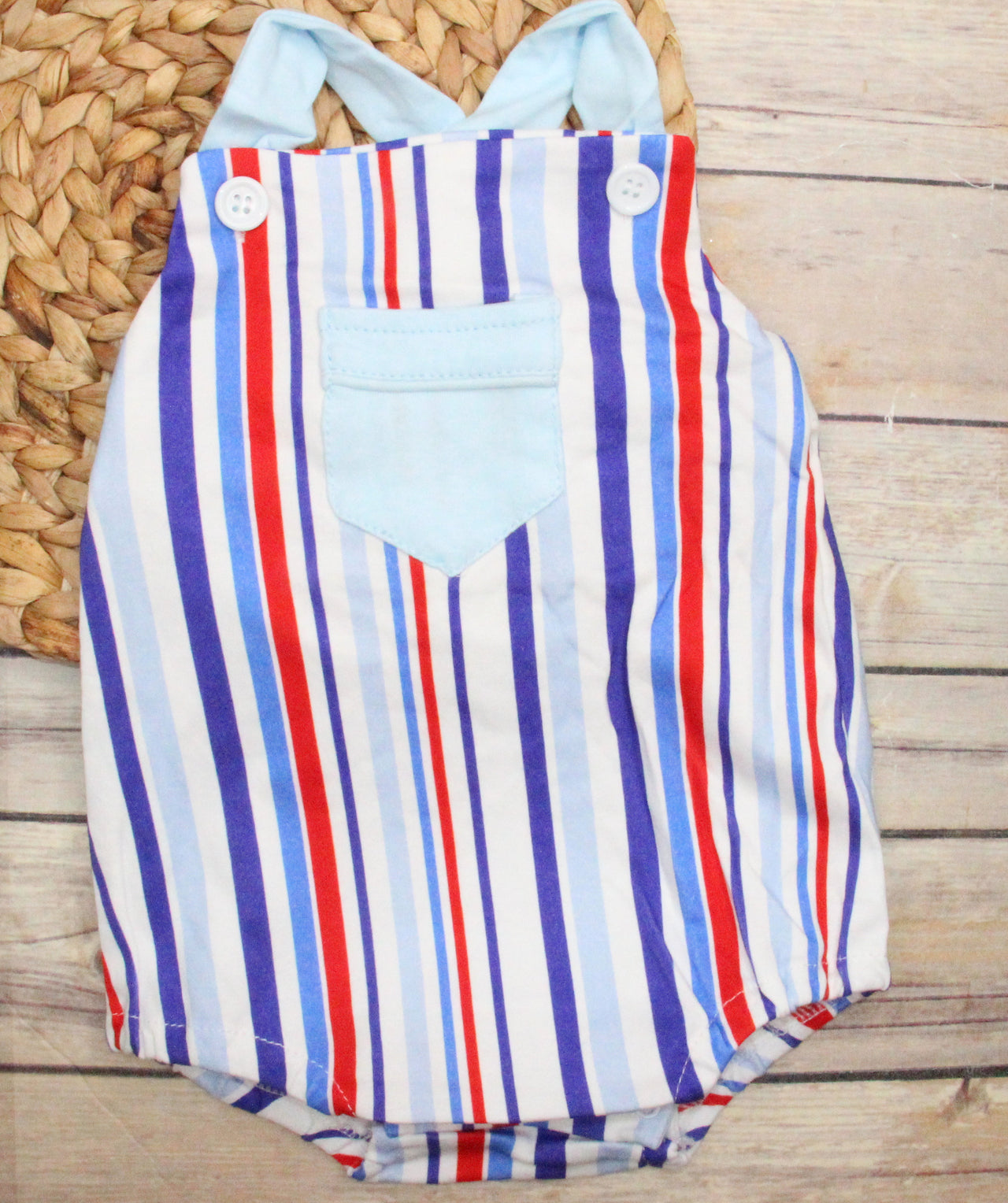 Boy's Red White and Blue Bubble