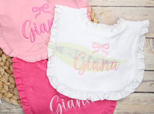 Pink Lady Bibs