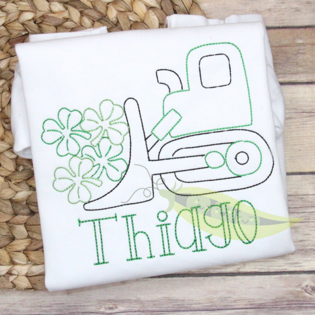 Tractor and Clovers