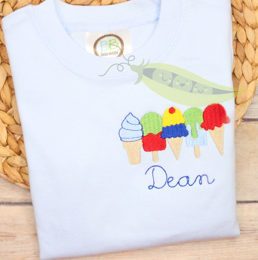 Boys Mini Pocket Embroidery