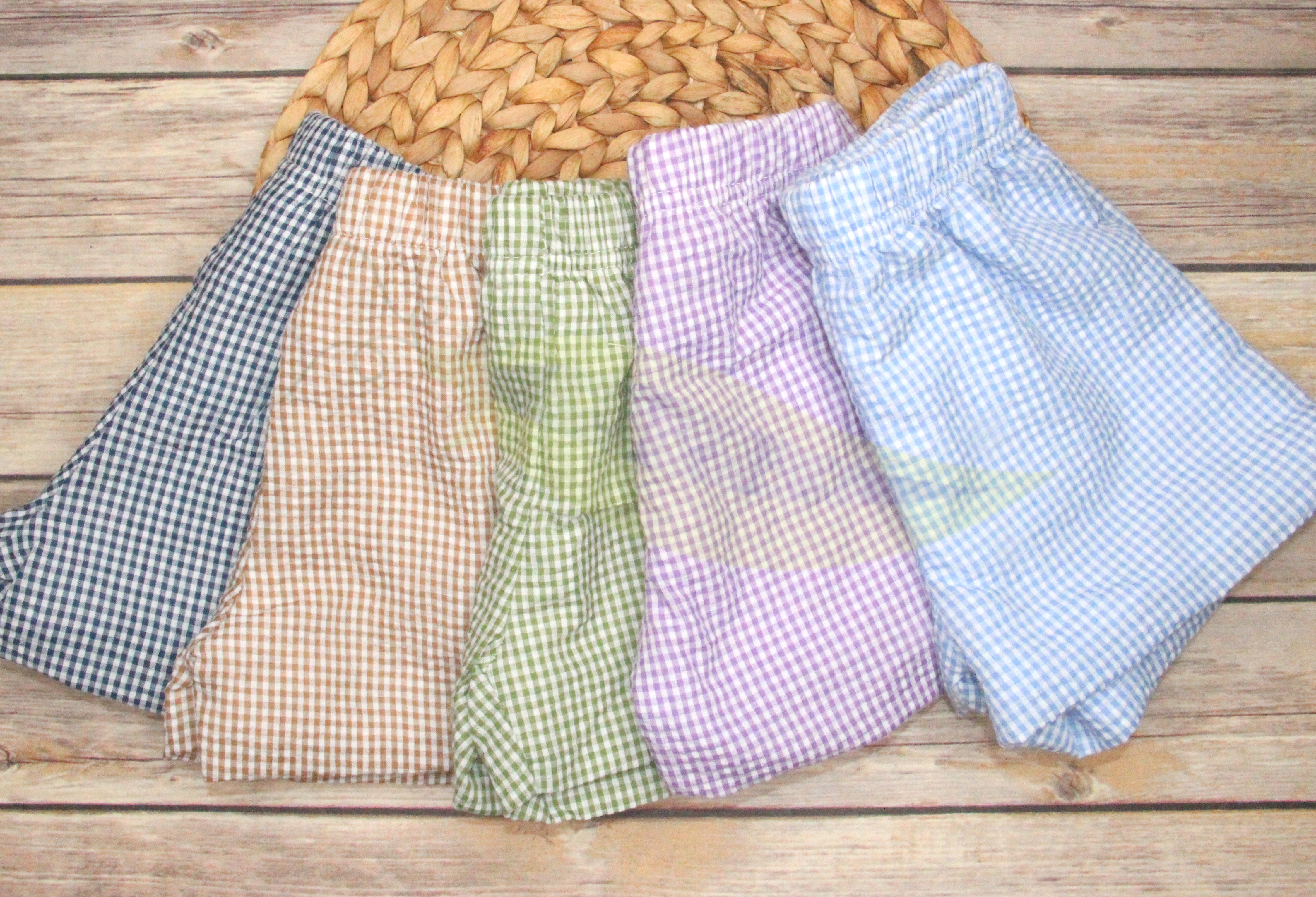 Gingham Shorts