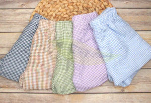 Gingham Shorts