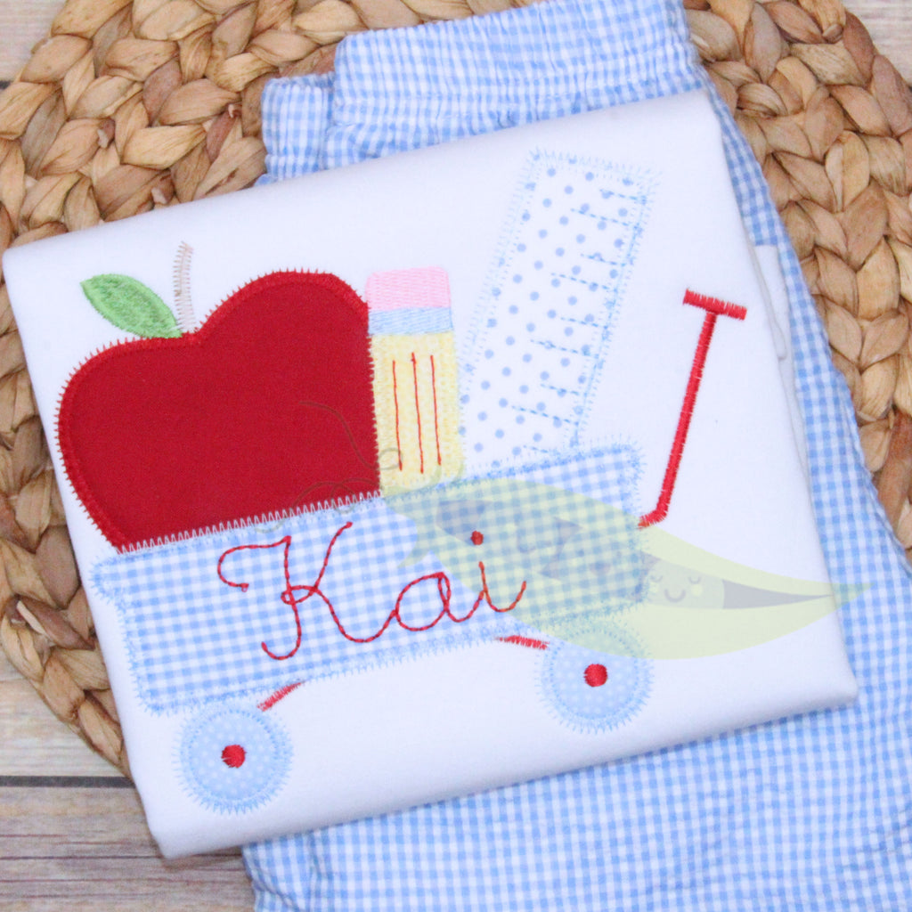 Back to School Wagon Short Set