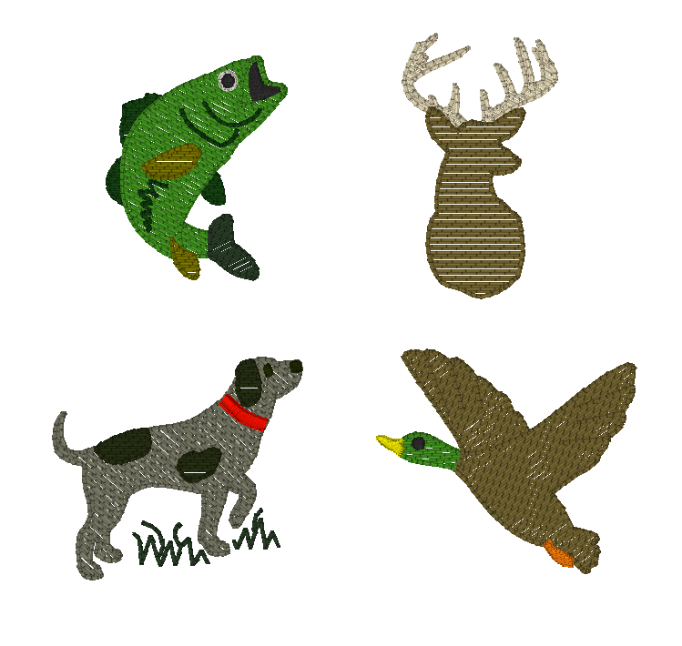 Hunting Sportsman Pocket Mini