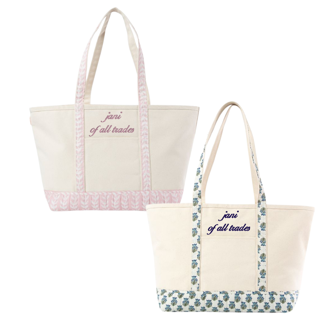 Block Print Classic Tote