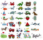 Load image into Gallery viewer, Boys Mini Pocket Embroidery
