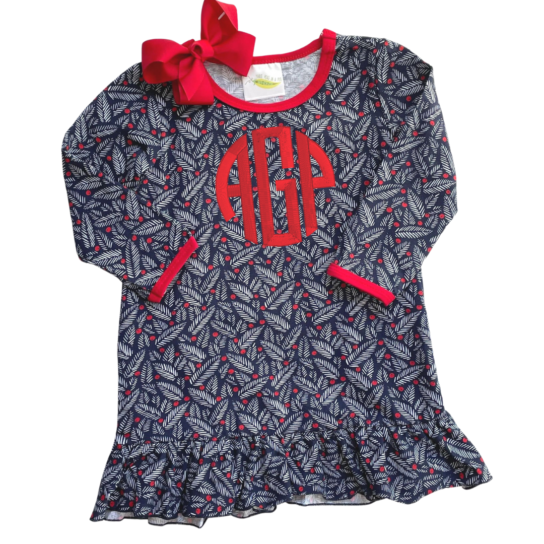 Winter Foliage Christmas Pajamas