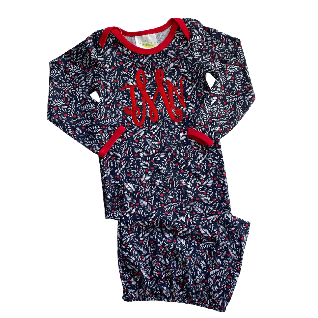 Winter Foliage Christmas Pajamas
