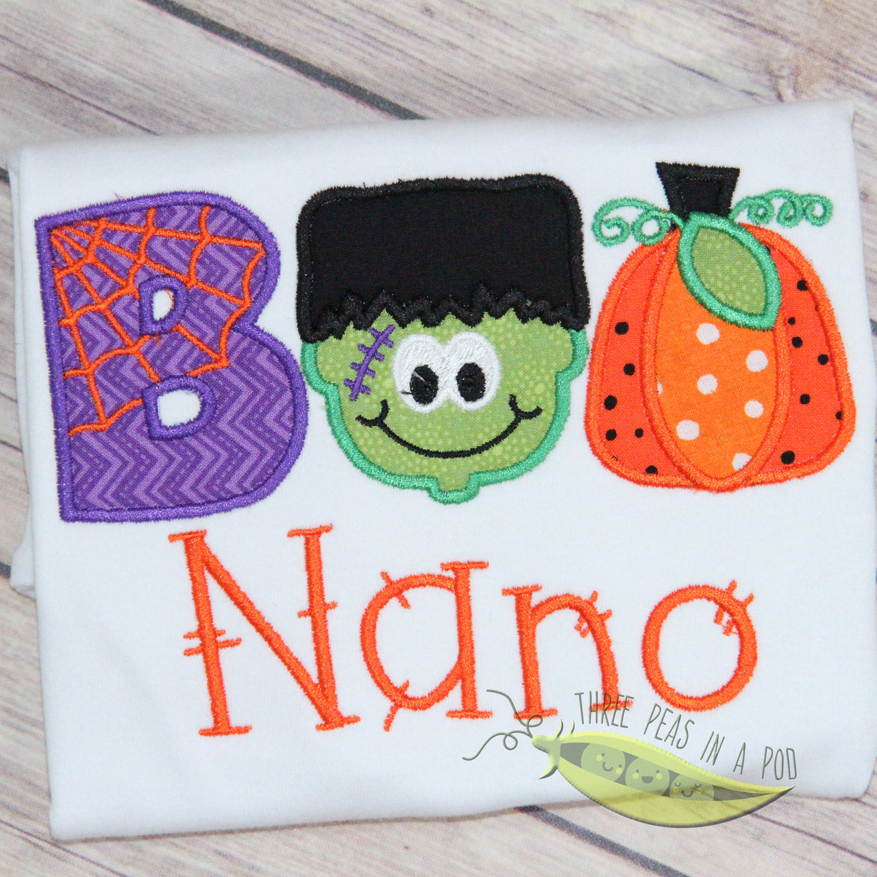 Boo Trio Halloween Embroidery Design