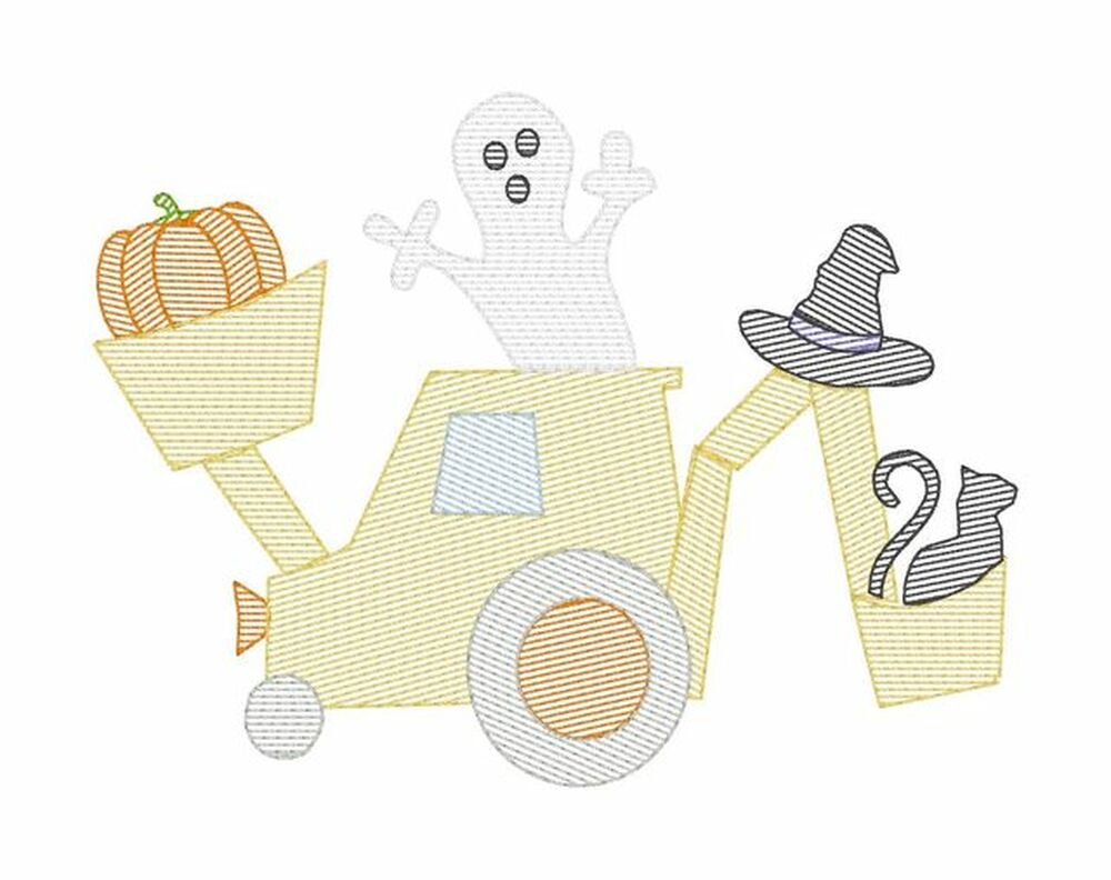 Halloween Bulldozer