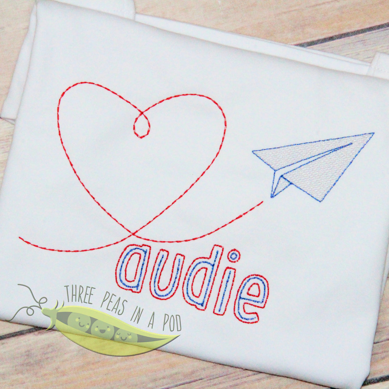 Valentine's Day Paper Airplane