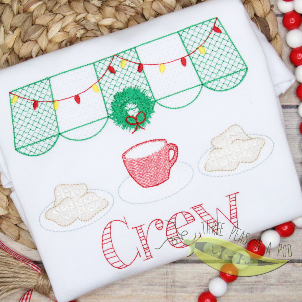 Christmas Beignets and Coffee