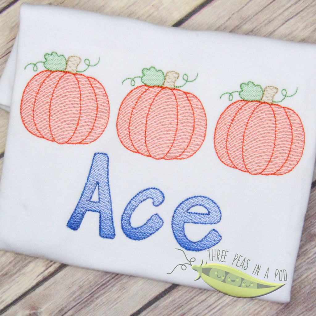 Simple Pumpkin Trio