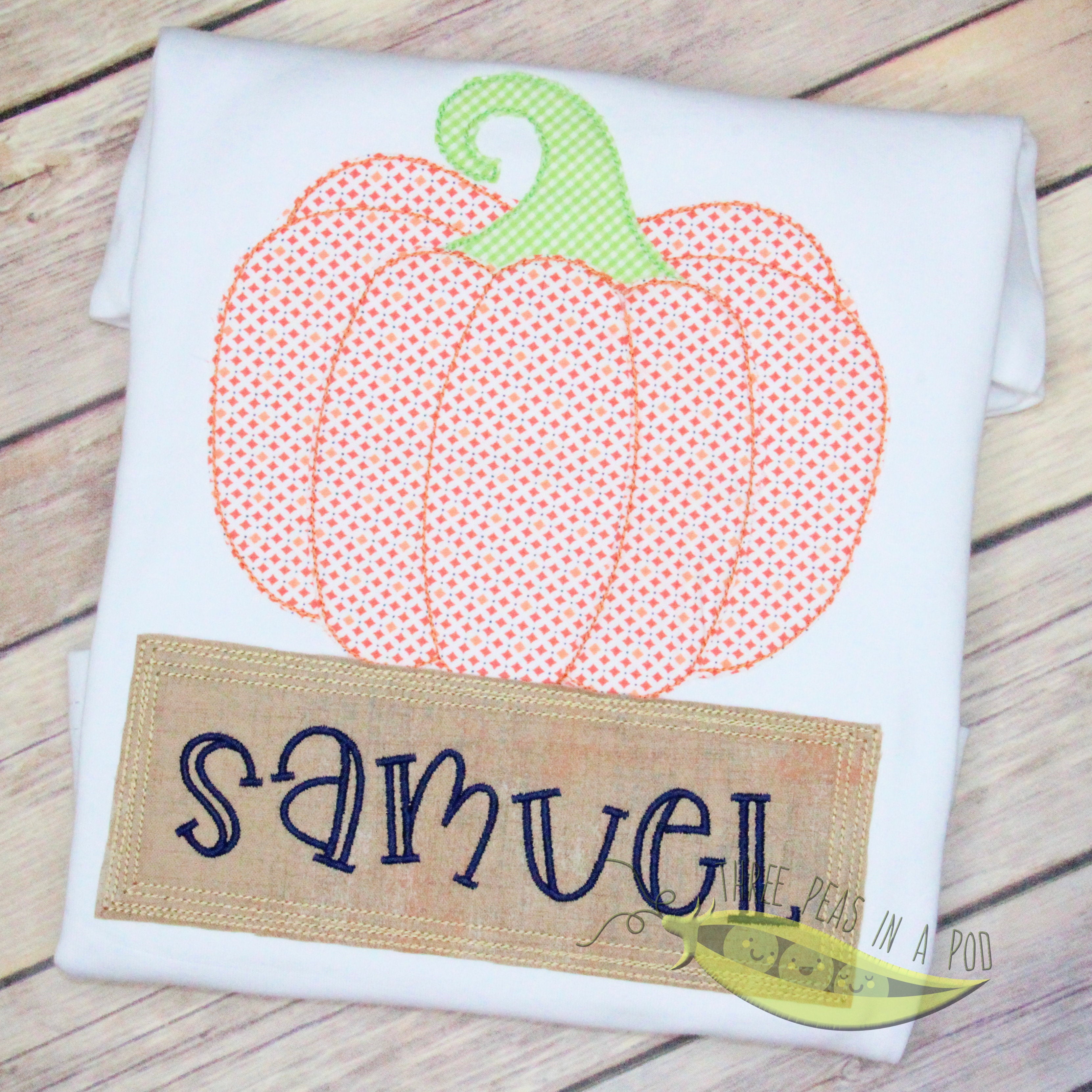 Simple Pumpkin Applique