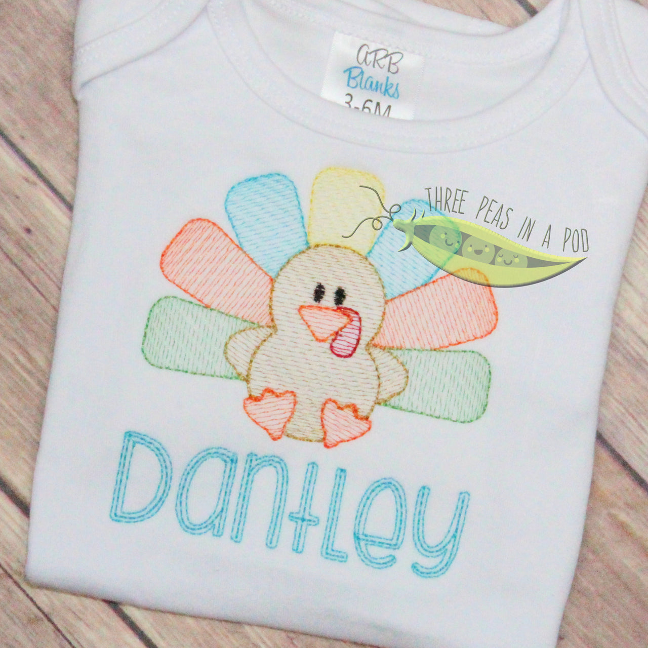 Baby Turkey Embroidery