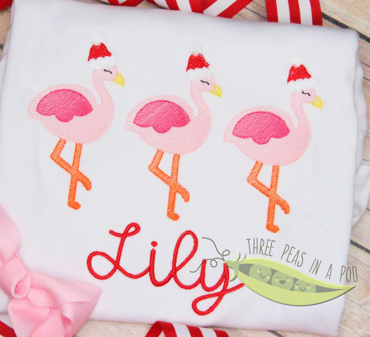 Christmas Flamingos