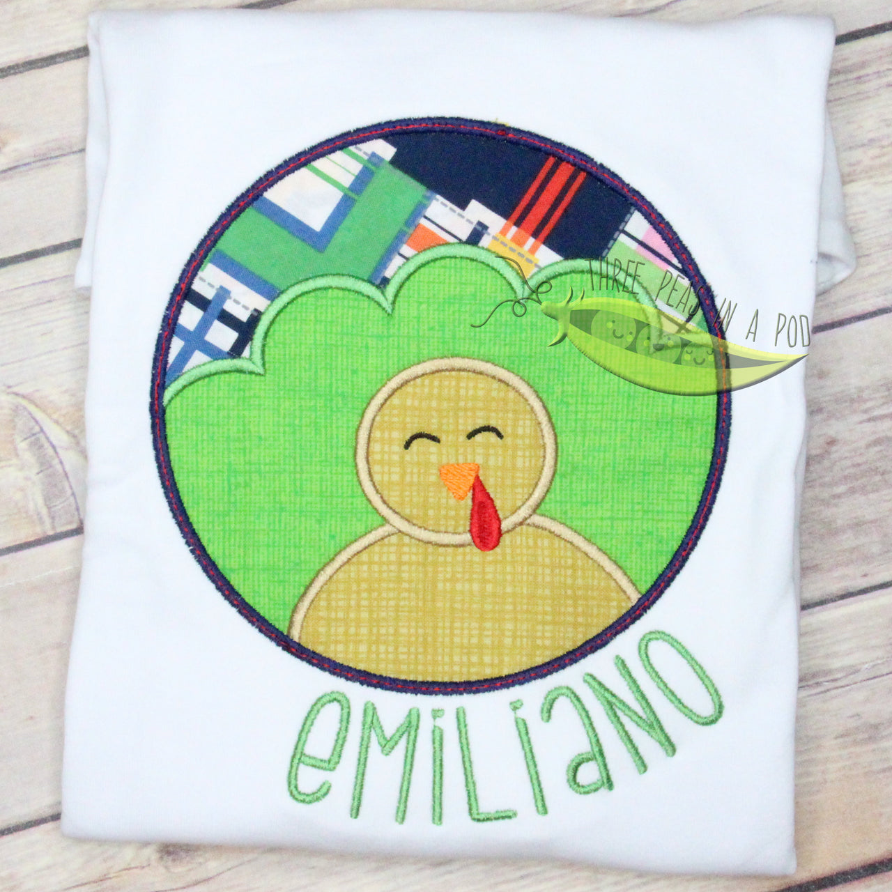 Circle Turkey Applique