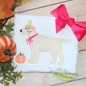 Thanksgiving Puppy with Bow