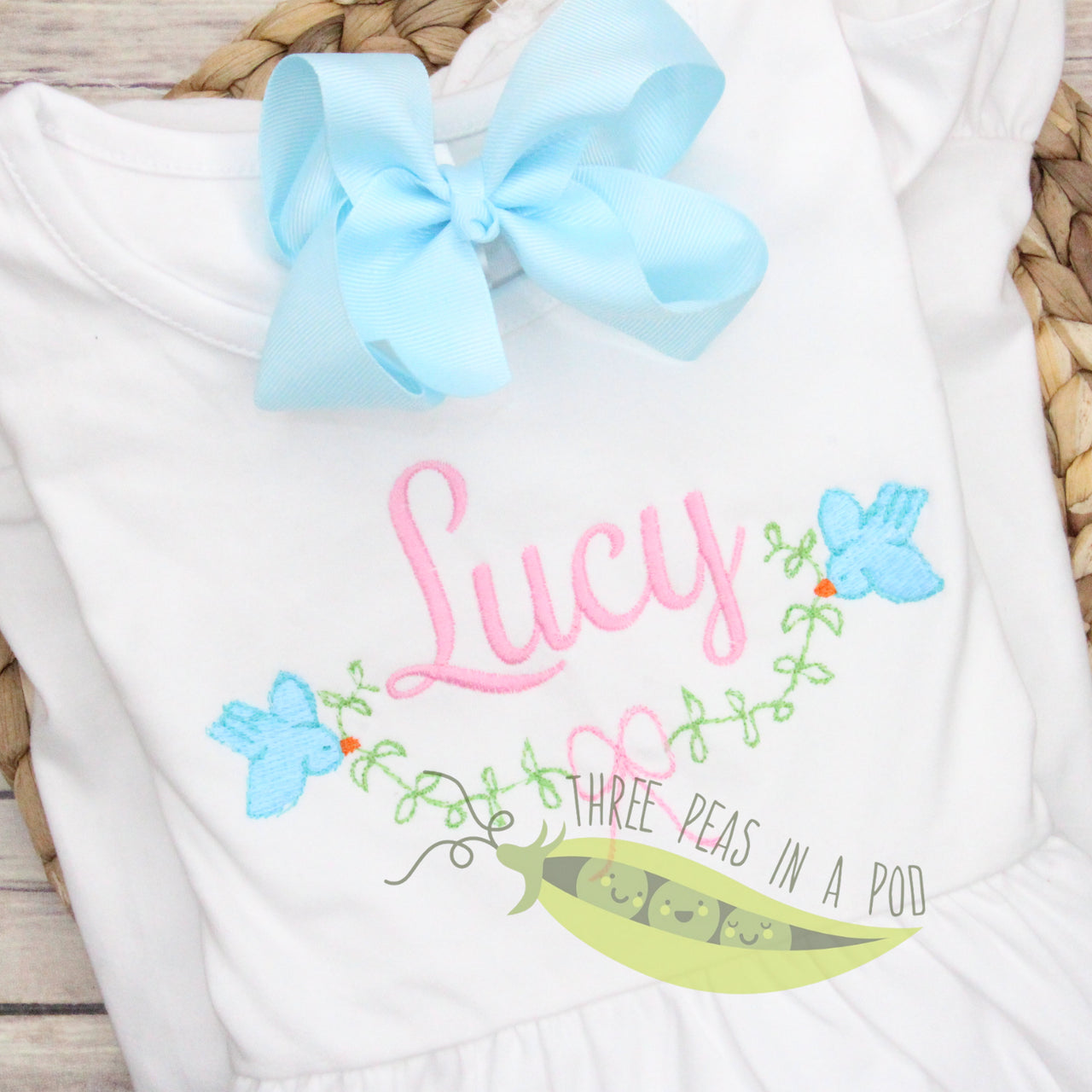 Blue Birds Floral