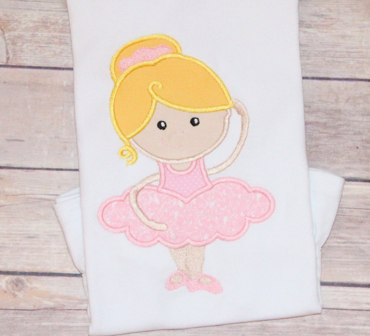 Ballerina Embroidery Design