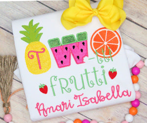 Two-tti Frutti Birthday Design