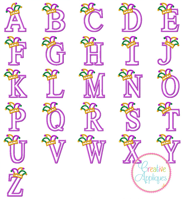 Mardi Gras Jester Hat Alpha