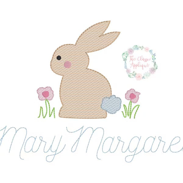 Sketch Girly Easter Bunny