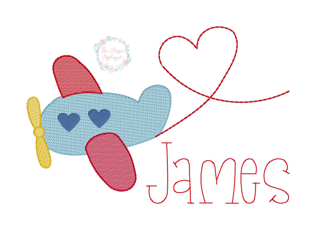 Vintage Heart Plane